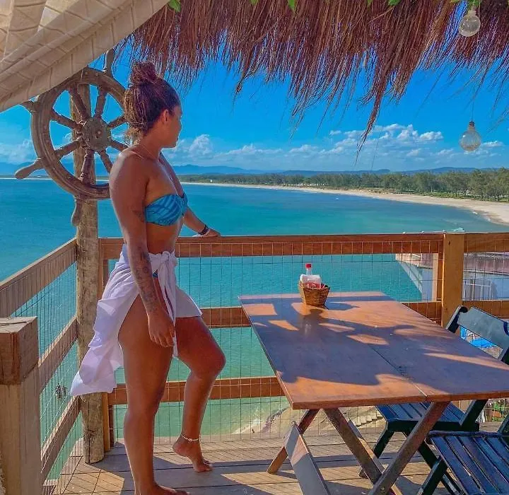 Pousada Marambaia Cafe - Praiana, Economica, Com Cafe Da Manha, Piscina E Hidromassagem Ao Ar Livre - Frente Para O Mar-1