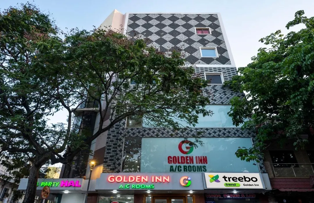 Treebo Golden Inn, 700 Mtrs From Promenade Beach-1