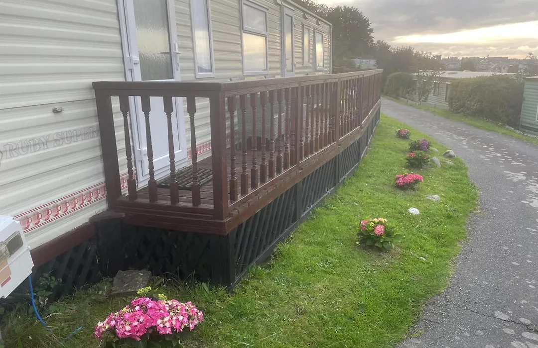Hilltop Hideaway 2 Bed Caravan With Panoramic Town Scenery In Aberystwyth Holiday Village-1