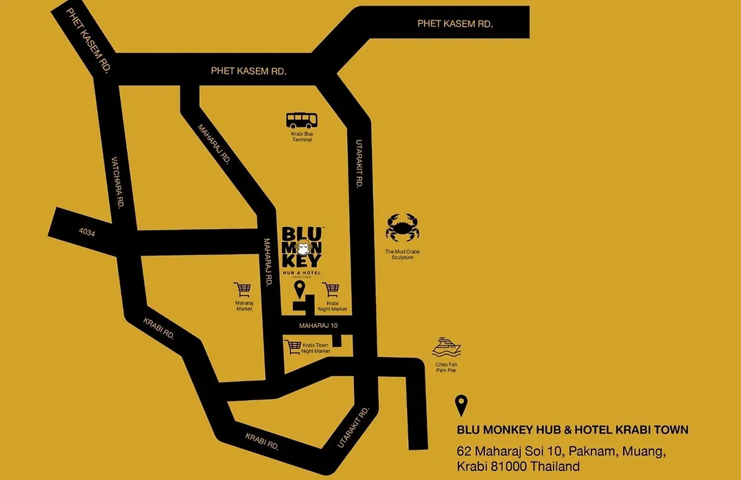 Blu Monkey Hub And Hotel Krabi Town-1
