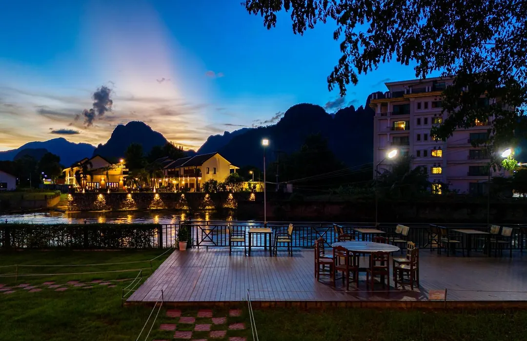 Vang Vieng Lisha The Grand Riverside Hotel--Nam Song River Views From Your Balcony-1