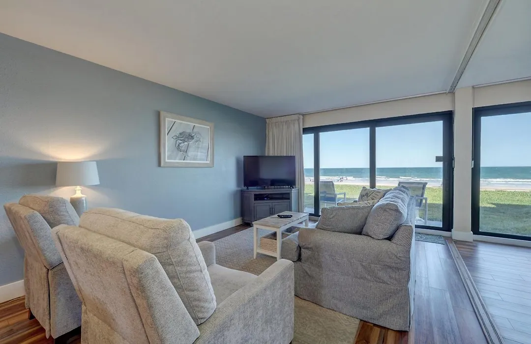 On The Beach Beachfront Condo Direct View & Access To Beach Heated Pool Island House Condominiums Unit 113-1