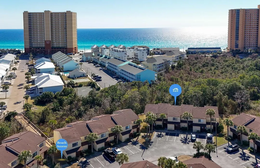 5 Minutes Walk To Beach, Family Friendly Condo With Shared Pool, Tennis Court-1