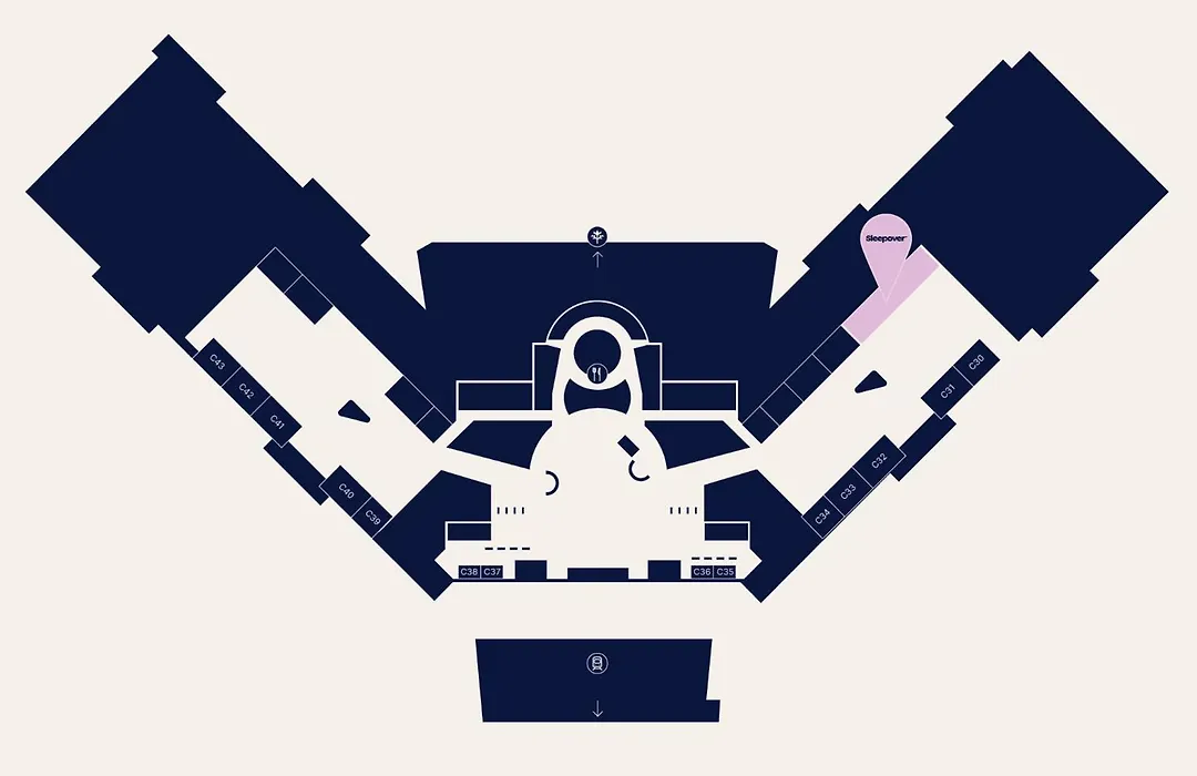 Sleepover Doha North Node, Gate C30-1