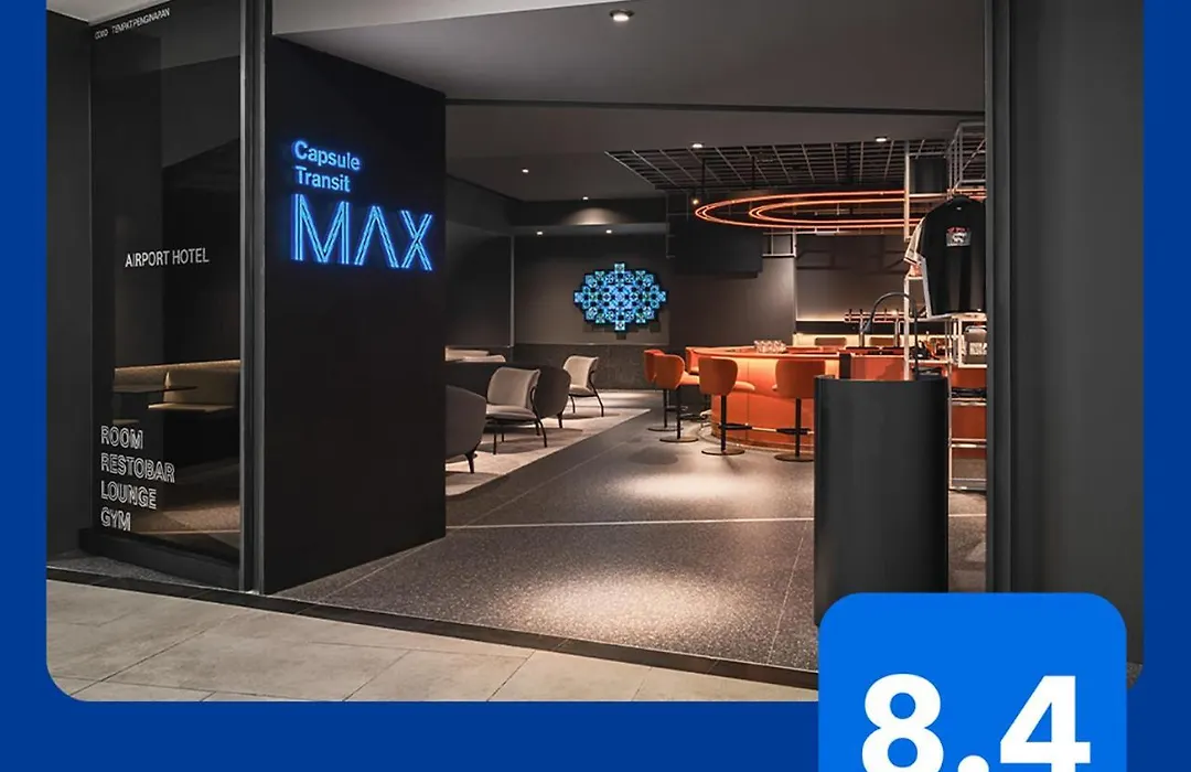Capsuletransit Max - Airport Hotel - Landside, Public Area - Gateway Klia T2, Lvl 2M-1