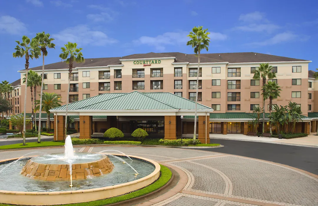Courtyard, Lake Buena Vista, Orlando Marriott Village Complimentary Shuttle To Disney-1