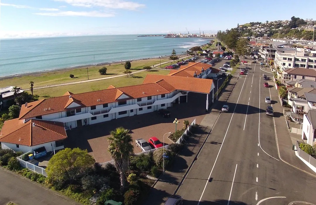 Harbour View Motel On Ahuriri Beach In Napier Nz With Sea View Suites-1