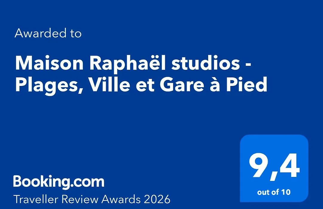 Maison Raphaël studios - Plages, Ville et Gare à Pied-1
