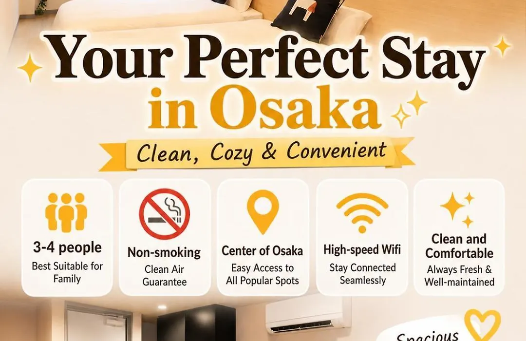 Oyasumi Ice&Hotel 難波なんば 50M From Namba Station 24Hours Self Checkin-1