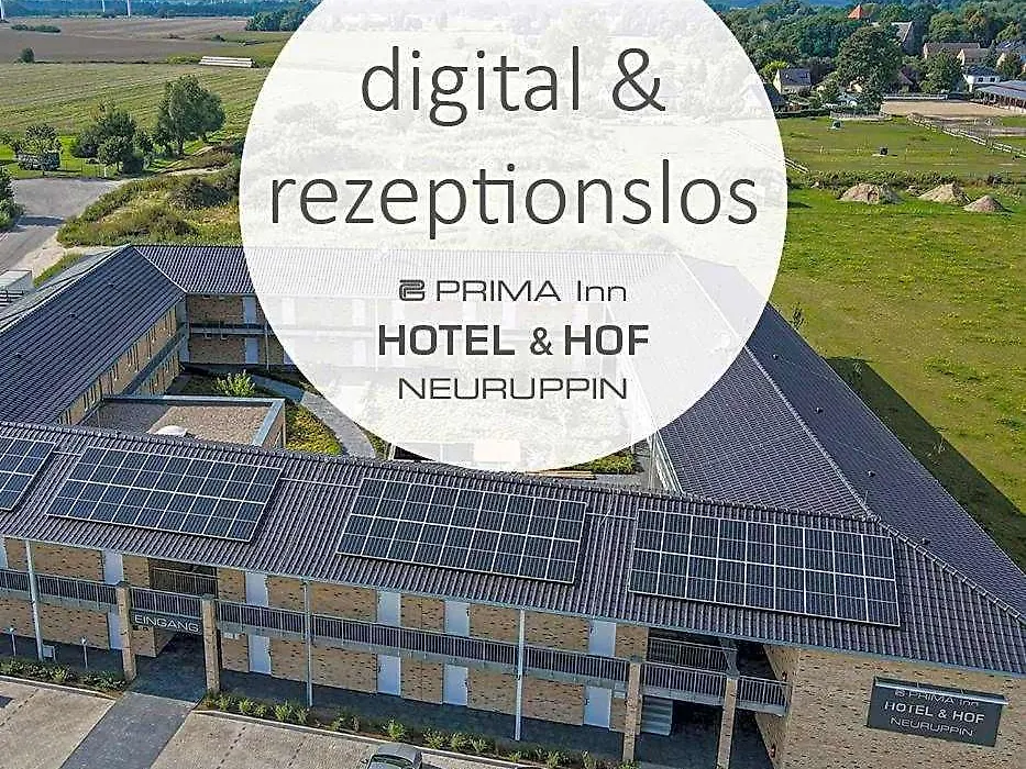 PRIMA Inn HOTEL&HOF NEURUPPIN - digitales&rezeptionsloses Motel-1