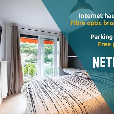 Les chambres du Vercors - Parking Free Fibre Netflix-2