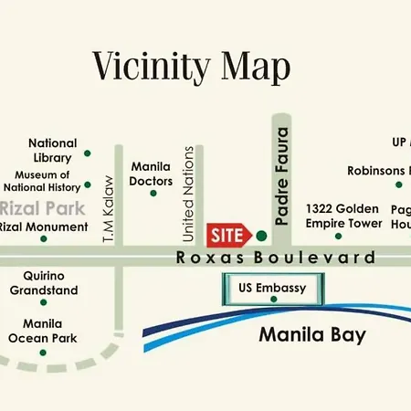 Grand Riviera Suites Comfy Condo Near Us Embassy Manila Bay Roxas Blvd Ermita Manila-2