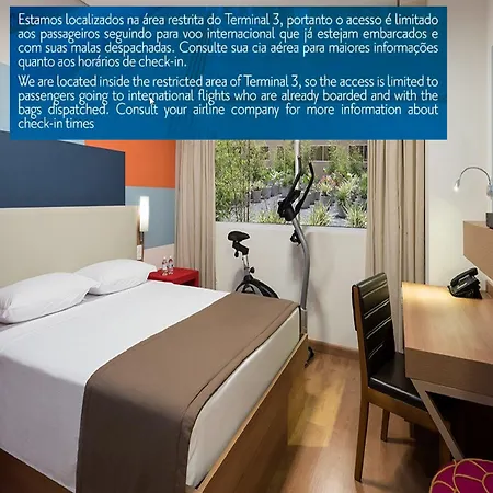 Tryp By Wyndham Sao Paulo Airport - Hotel De Transito Terminal 3 -Lado Ar - Area Restrita A Passageiros Ja Embarcados - Piso 1-3