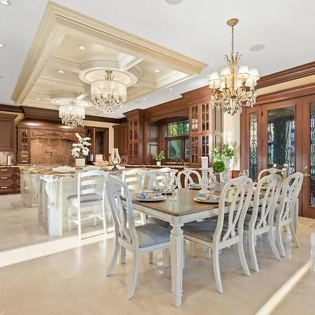 French Chateau W/Swim Spa & Theatre: 11,700 Sqft-3
