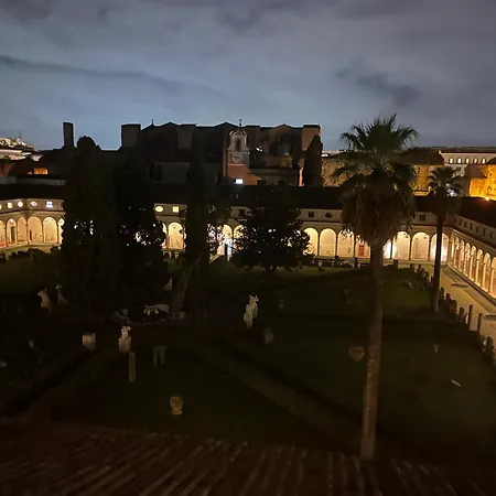 Camera X2 Con Magnifica Vista Sul Chiostro Di Michelangelo E Le Terme Di Diocleziano-2