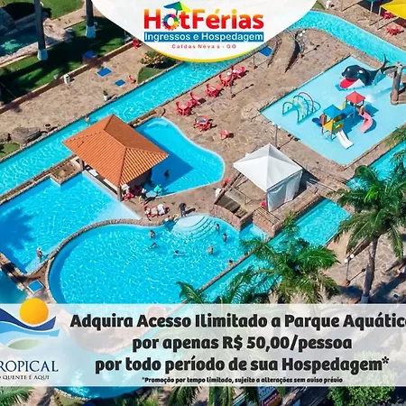 HotFérias - Flat no Enseada Caldas Novas, acesso ao Lago e pesca permitida, próx ao Náutico Praia Clube-2