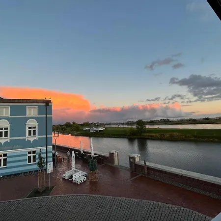 Pension zum goldenen Anker direkt an der Elbe-3