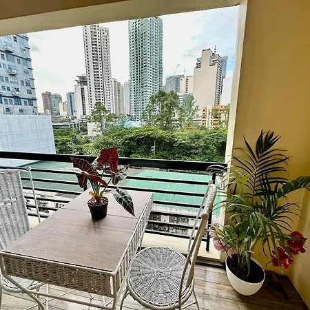 One Bedroom With Balcony By Christine Suites Ph In Greenbelt Radisson-2