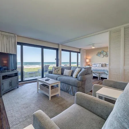 On The Beach Beachfront Condo Direct View & Access To Beach Heated Pool Island House Condominiums Unit 113-3