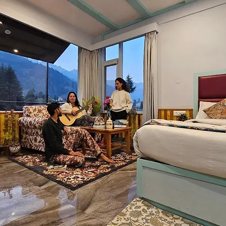 Resort Apple Flower By Rohtang Family Hotels- Balcony & Mountain View, Near Mall Road, Personal Parking-3