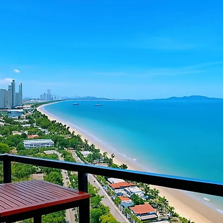 Pattaya Seaview Beachfront Skypool Copacabana Jomtien Condo-3