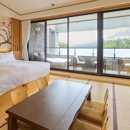 Kumonoue Fuji Hotel Deluxe Room - Mt Fuji View With Open-Air Bath-2