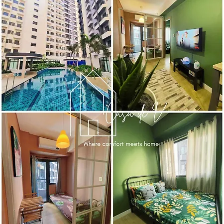 Spring Residences - 2Br Condo Near Airport With Balcony And Pool Views-2