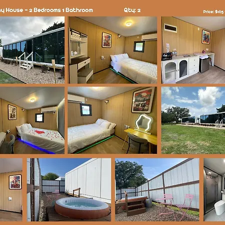 Flatonia Glamping Retreat - Getaway Resort - 2Bedrooms, 2 Queen Beds-2