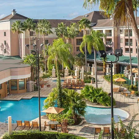 Courtyard, Lake Buena Vista, Orlando Marriott Village Complimentary Shuttle To Disney-2