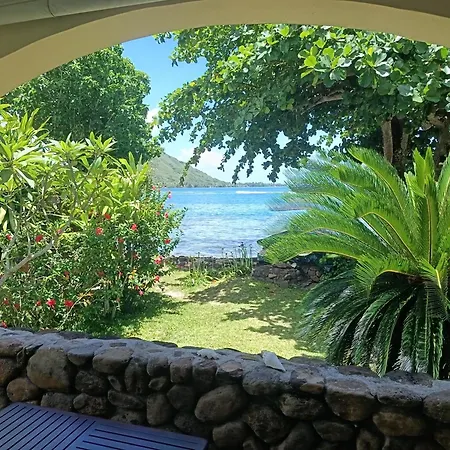 La PERLE de MOOREA Suite Parentale BORD DE LAGON baie d'OPUNOHU-3