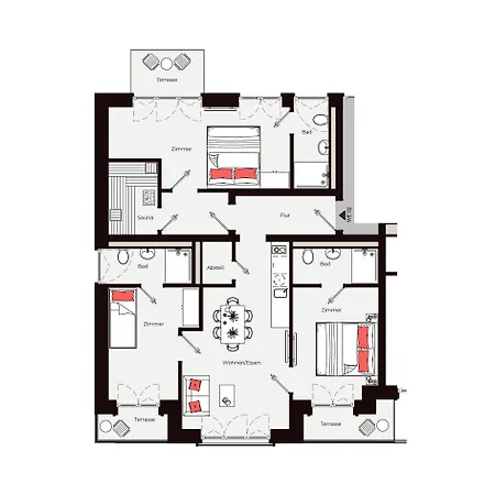 Gezeiten Suites Büsum-2