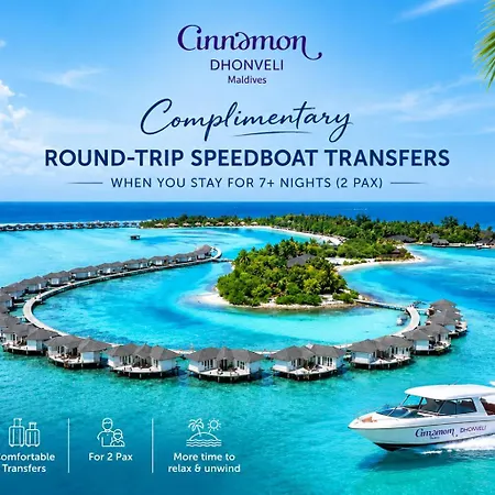 Cinnamon Dhonveli Maldives - Complimentary Speedboat Return For 2 Pax On 7 Nights Or More Stays Valid To 31 Oct 2027 & Up To 2 Kids Stay Free-3