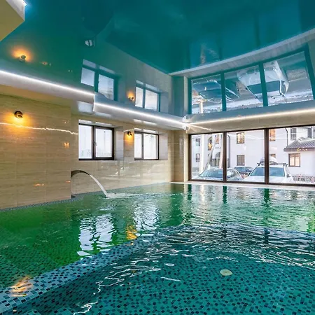 Amarena Spa Hotel - Breakfast Included In The Price Spa Swimming Pool Sauna Hammam Jacuzzi Restaurant Inexpensive And Delicious Food Parking Area Barbecue 400 M To Bukovel Lift 1 Room And Cottages-2