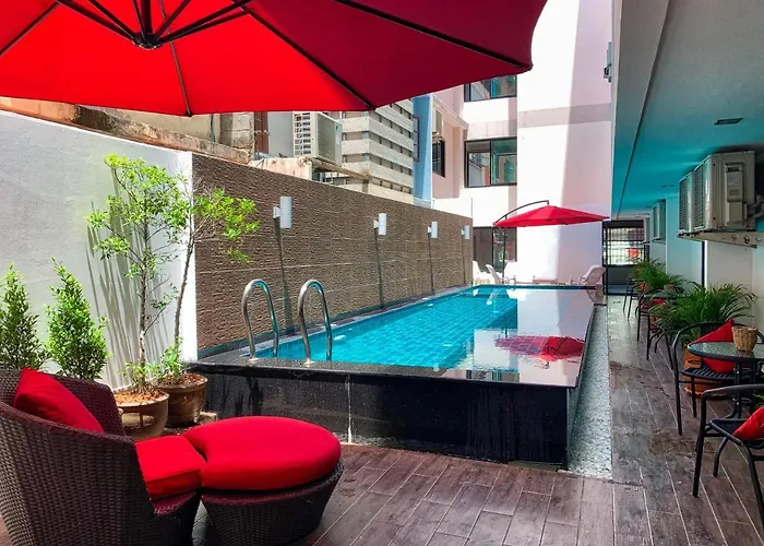 Scandia Beach Hotel - Soi 7 Best Location - 200M To Beach Next To Food Market Jomtien Beach