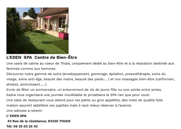 L'Eden Spa Orly Aéroport Thiais