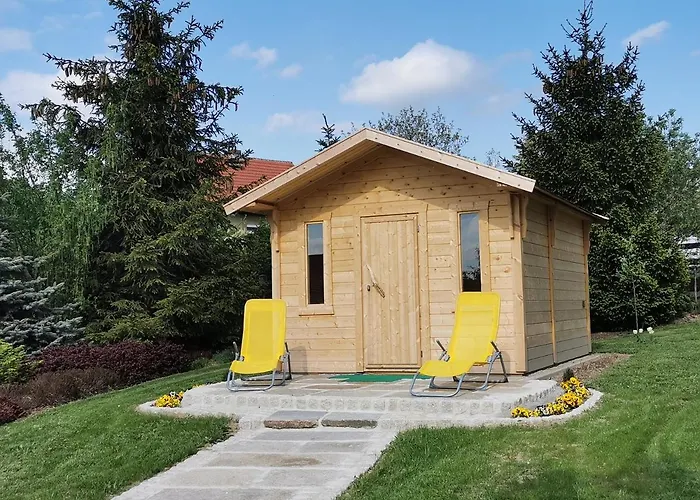 Pension Raupennest mit Blockhaussauna Bautzen