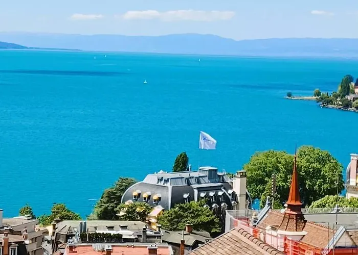 La plus belle vue du lac Léman Montreux