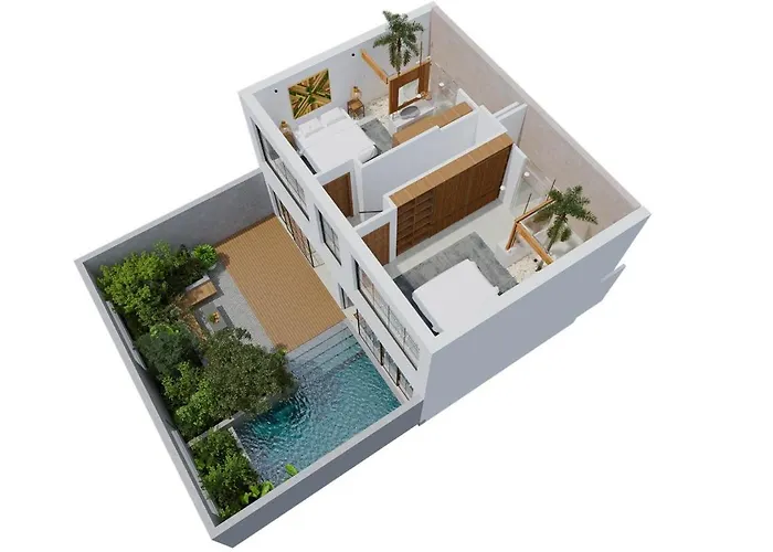 Octo 1 - Private Villas, Modern Style, Near Beach Canggu