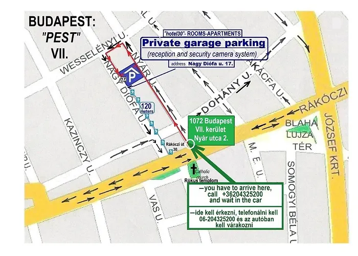 "Hotel 30" Rooms In The Centrum -Free Garage Parking Budapest