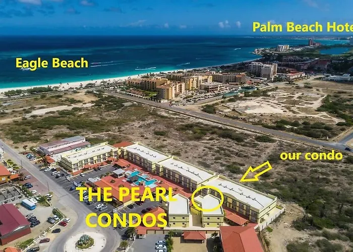 Aruba Condo The Pearl - At Eagle Beach - Minute Walk! Palm Beach