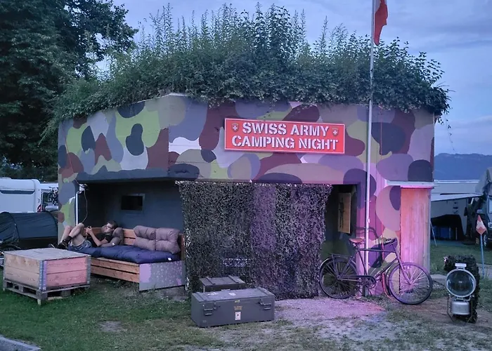 Swiss Army Camping Night / Militaerbunker St. Margrethen