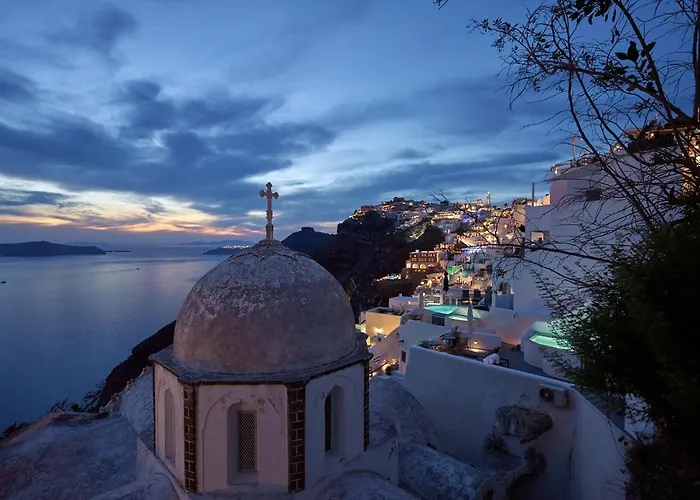 Amphitheater Cave Houses Fira 