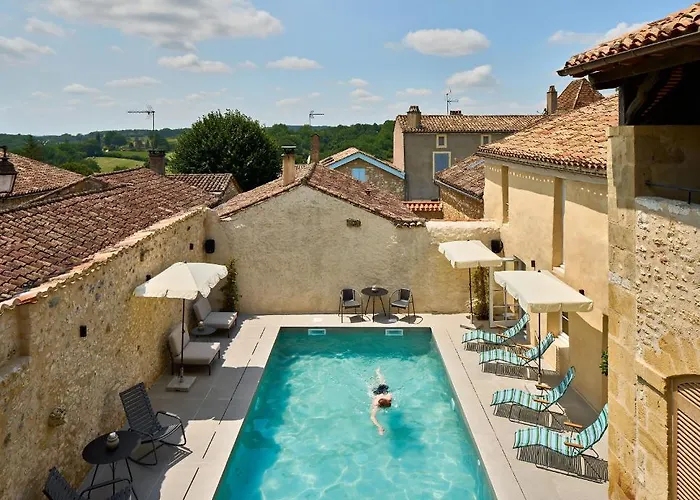 Hotel Le Chevalier Bleu Monpazier