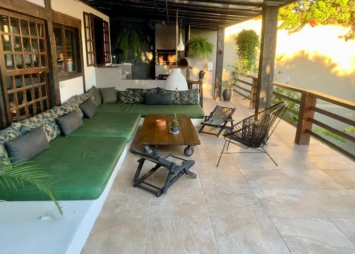 Aldeia de Geribá - Jardim, piscina e praia Búzios