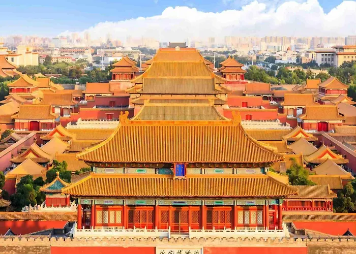 Happy Dragon Saga Hotel: Garden Terrace in City Center Beijing