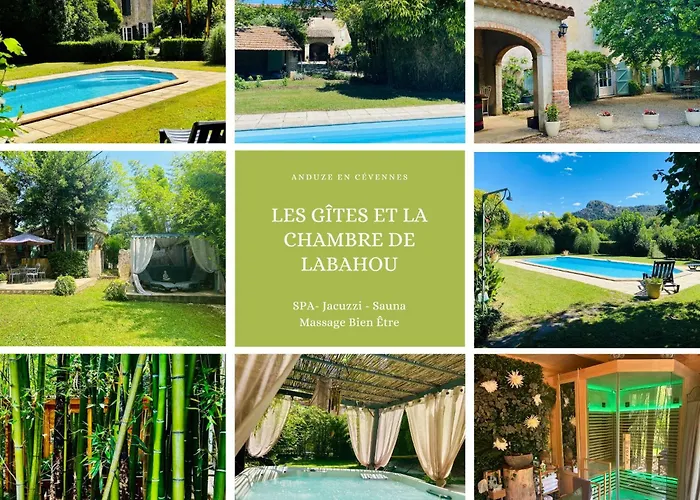 Les Gîtes et la Chambre de Labahou SPA Anduze