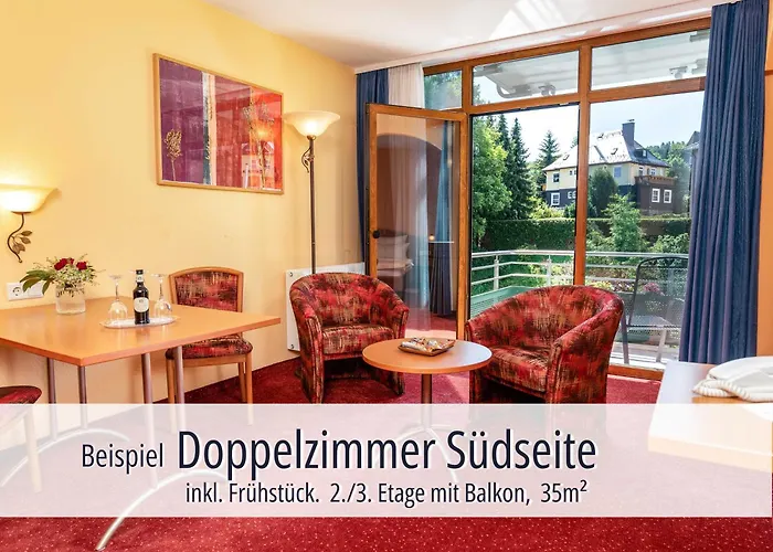 Hotel Am Kurhaus Mit Erstem Ayurveda Center Sachsens - Direkt Am Gesundheitsbad Actinon & Kurpark Aue-Bad Schlema