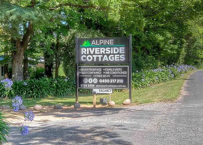 Alpine Riverside Cottages Porepunkah