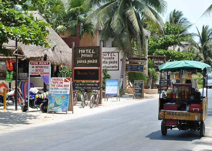 Punta Piedra Beach Posada Tulum Pueblo