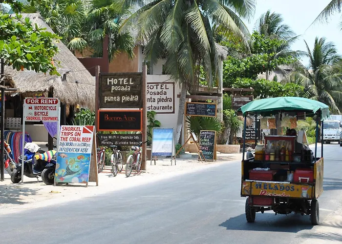 Punta Piedra Beach Posada Tulum Pueblo